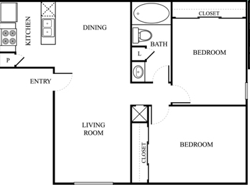 2BR/1BA - The Colony