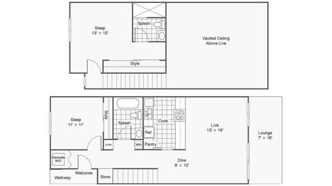 Floorplan - The Bluffs at Mountain Park