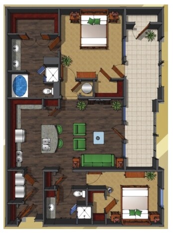2BR/2BA - The District at Westborough