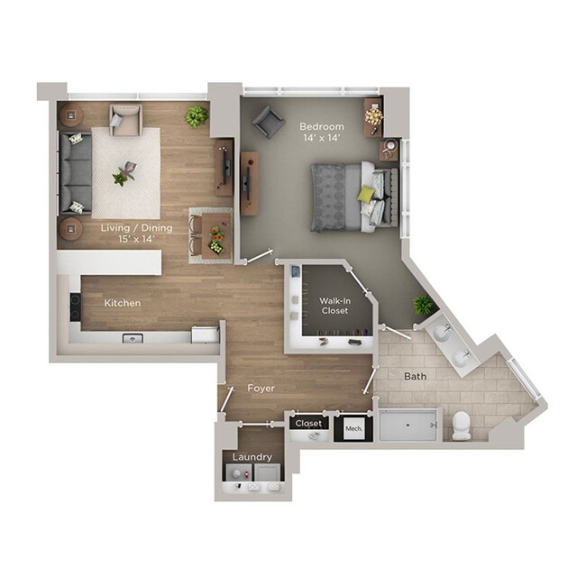 Floorplan - Madison Place Apartments