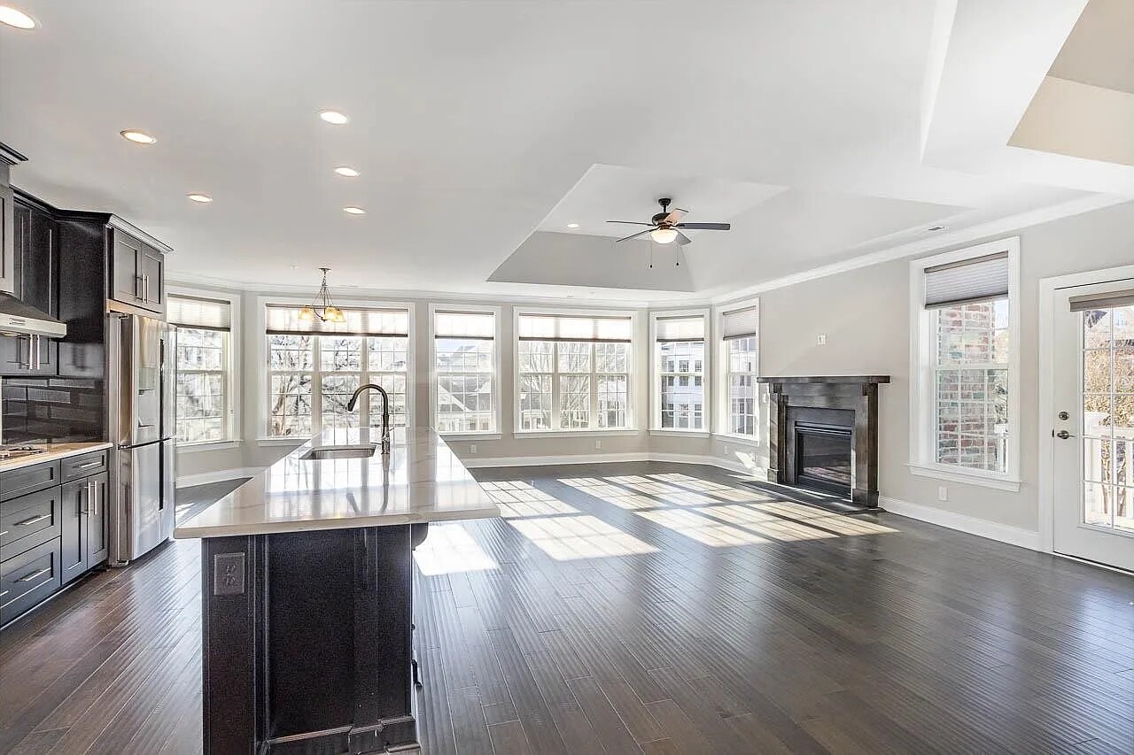 Living Room with fireplace - 10420 Sablewood Dr