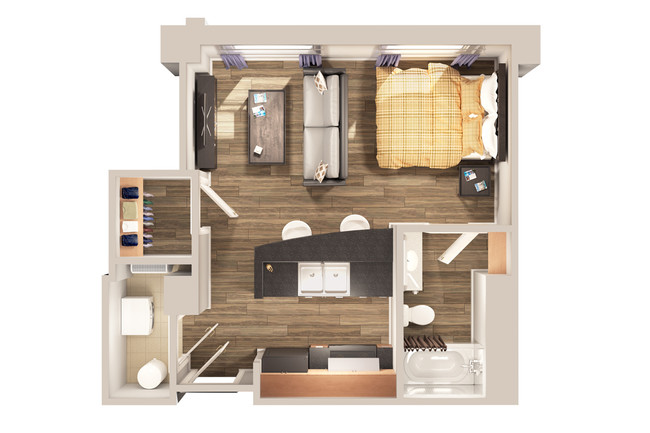 Floorplan - The Carling Apartments