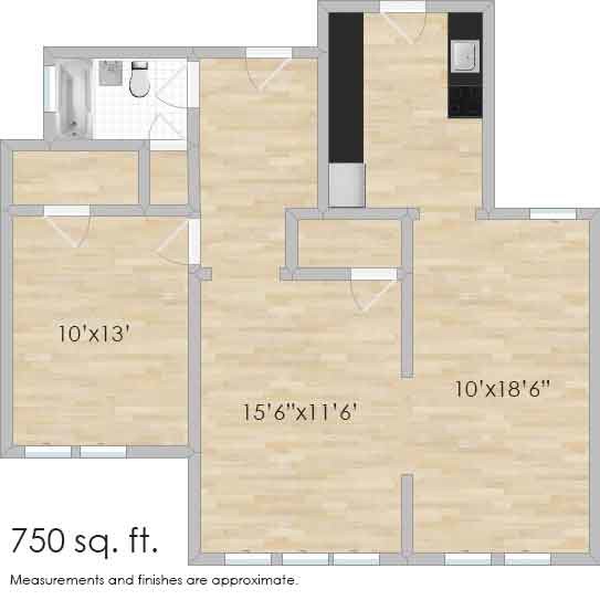 Floorplan - 532 Des Plaines Ave.