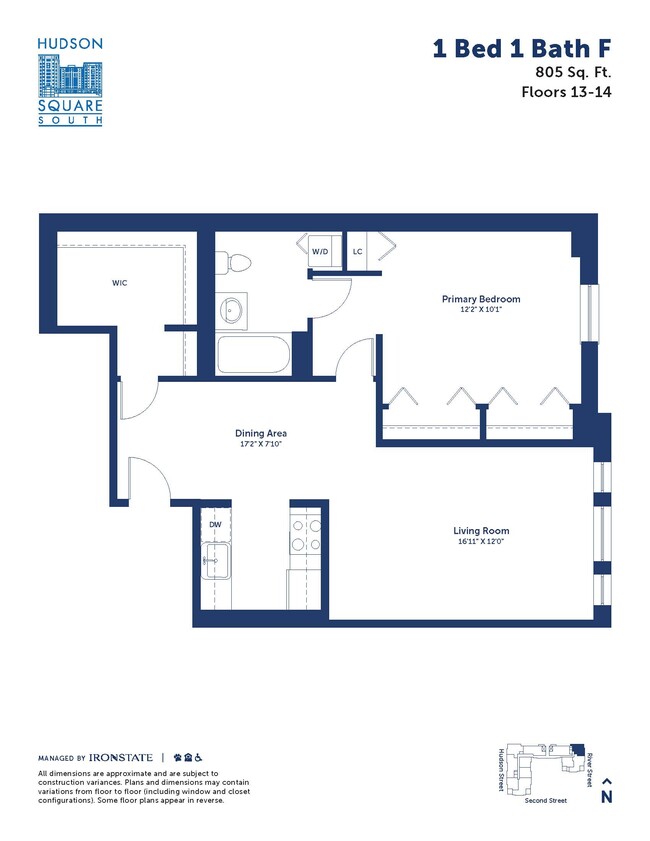 Floorplan - Hudson Square South