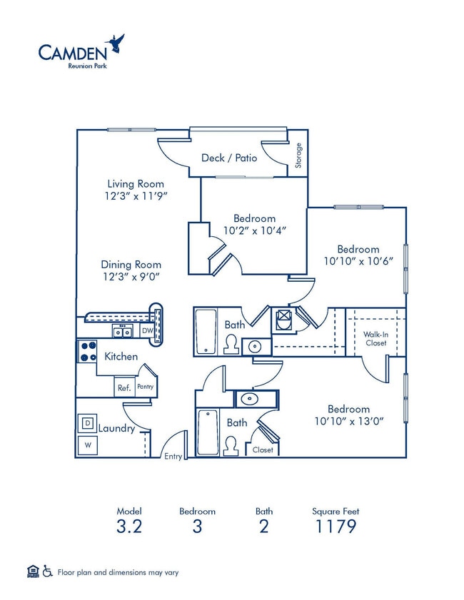 Floorplan - Camden Reunion Park