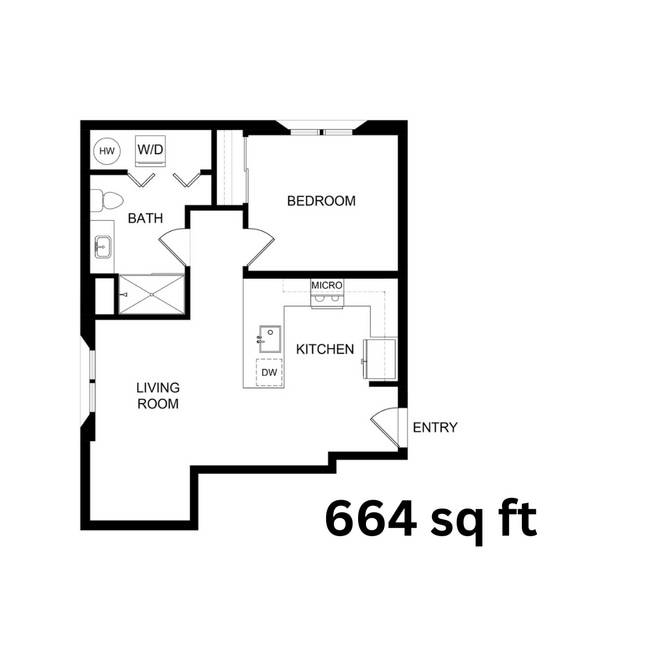 Cholla 664 sq ft - Culdesac Tempe