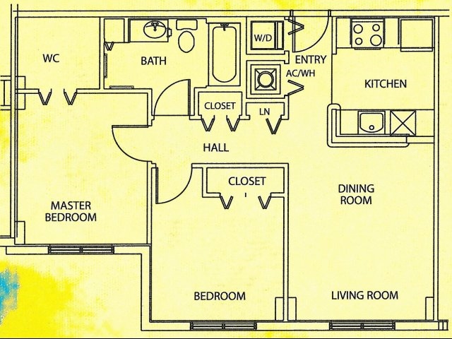 2 Bedroom - Lafayette Square Apartments
