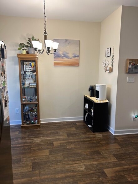Coffee station - 408 Justice Farm Dr