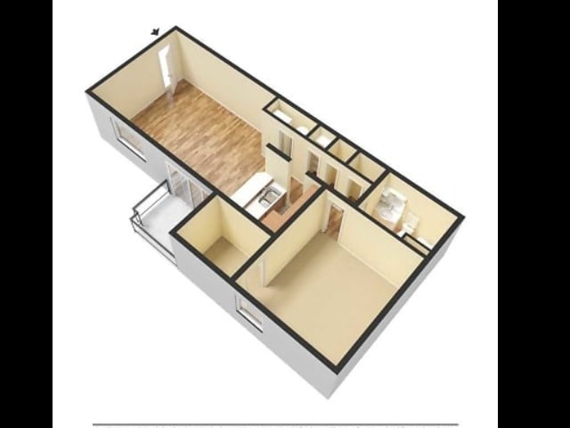 The Ascot - 1bd, 1ba - Woodcrest