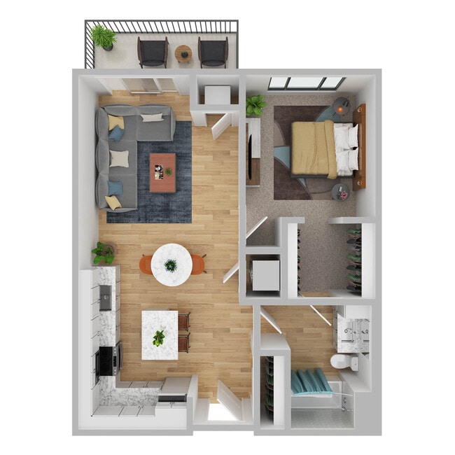Floorplan - The Knox Apartments