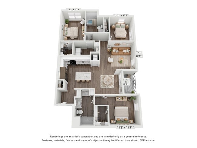 C1 Floor plan - Atlas at Canyon Trails