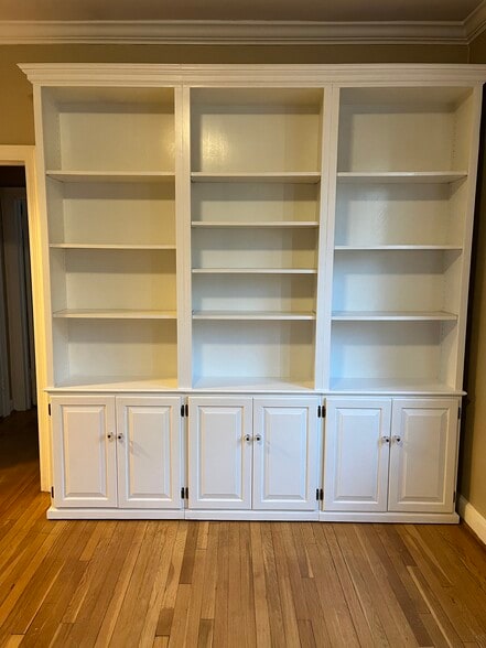Built in book case in living room - 4007 Connecticut Ave NW