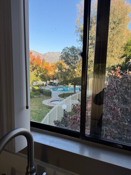 View from kitchen sink - 10512 Sunland Blvd