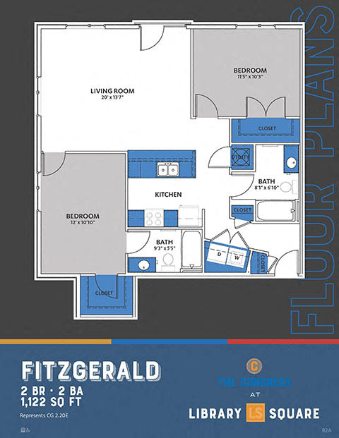 Floorplan - The Congress at Library Square