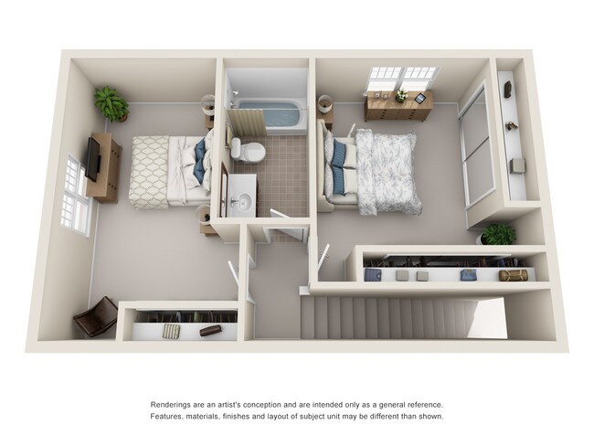 Floorplan - Palm Villa Townhome