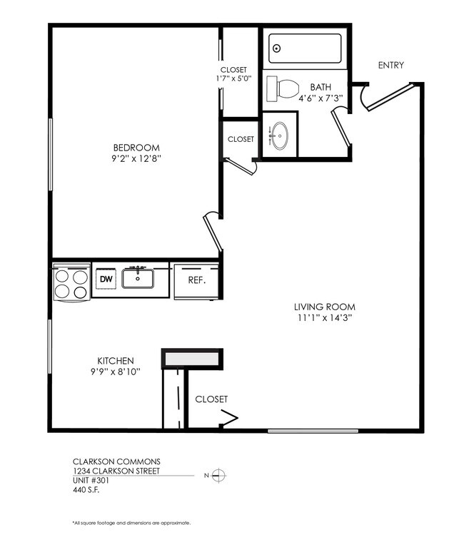 Floorplan - Clarkson Commons
