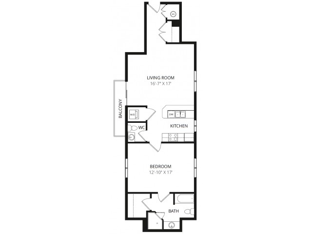 Floorplan - Bridges Apartment Homes