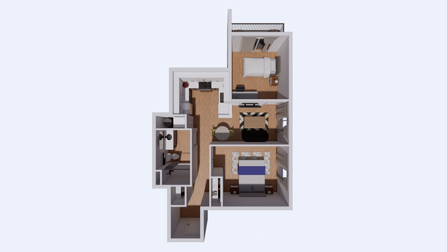 2 Bed, 1 Bath Plus - Yugo Seattle Lothlorien