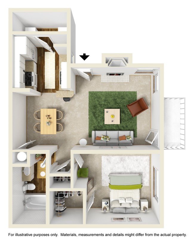 Floorplan - Willow Ridge Apartments