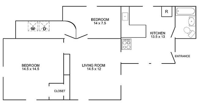 Building Photo - $1400 / 2 bdrm / 775ft2 – Brewer - Union S...