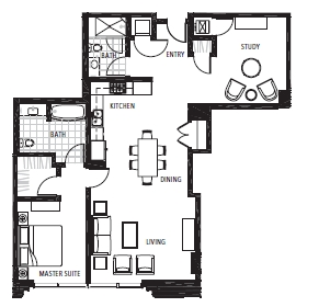 1BR/2BA - Richards Court