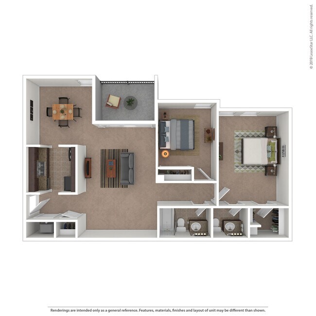 Floorplan - The Habitat Apartments