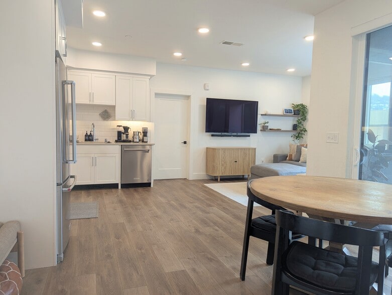 Kitchen space/dining space/living space - 10300 San Pablo Ave