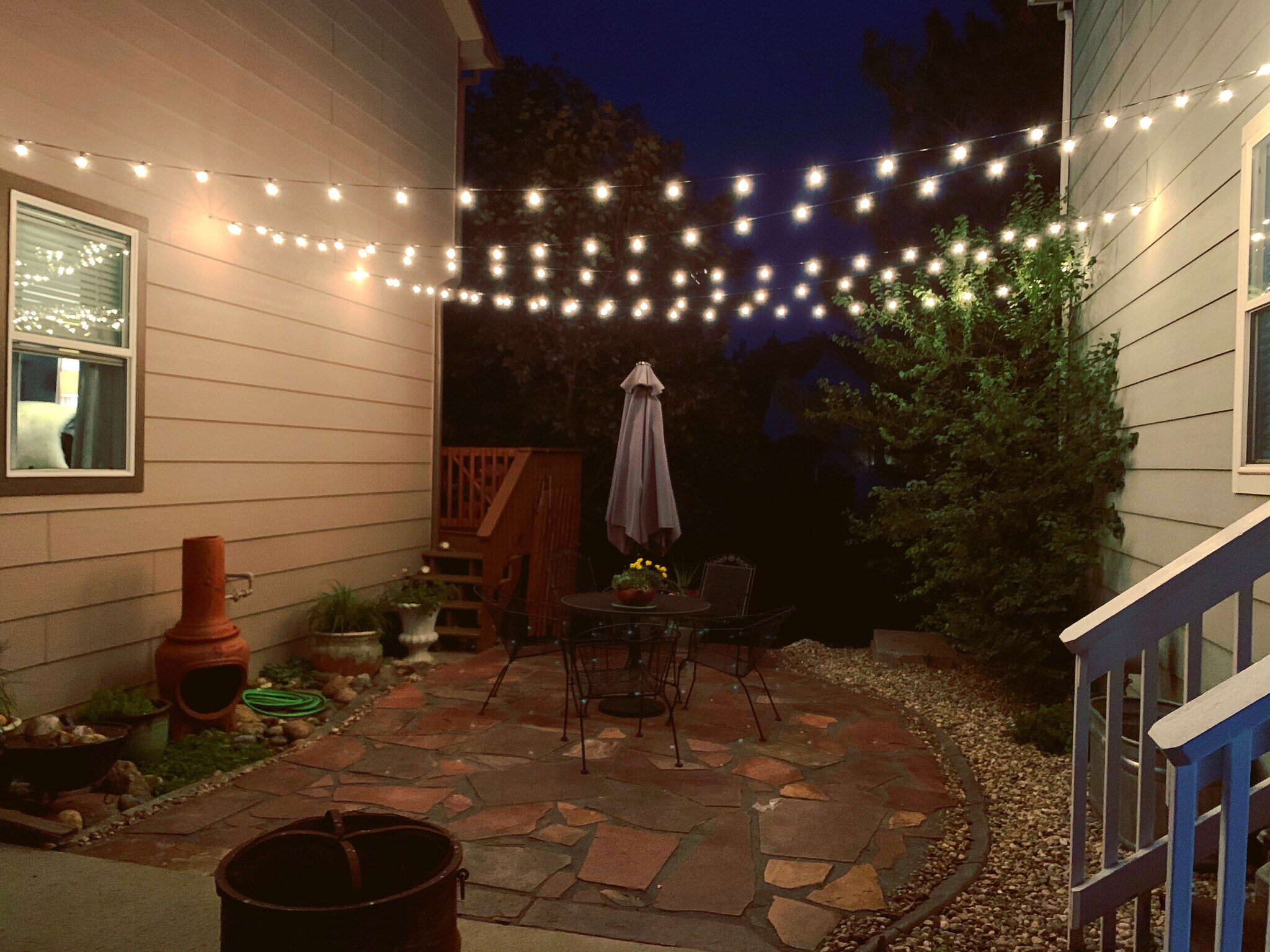 Entry / Shared Side Yard / Lights - 1010 Winona Cir