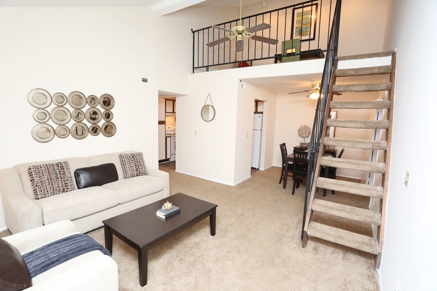 The Ivy Loft - Living - Partridge Meadows Apartments