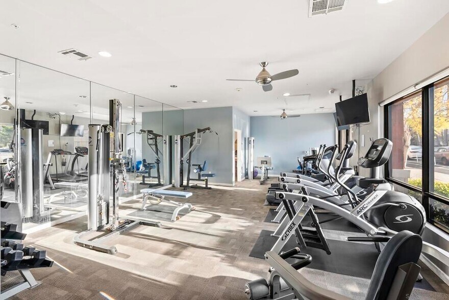 On-site gym with cardio & strength equipment for your daily routine. - 3687 4th Ave