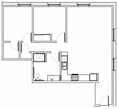 Floorplan - Caraway Apartments
