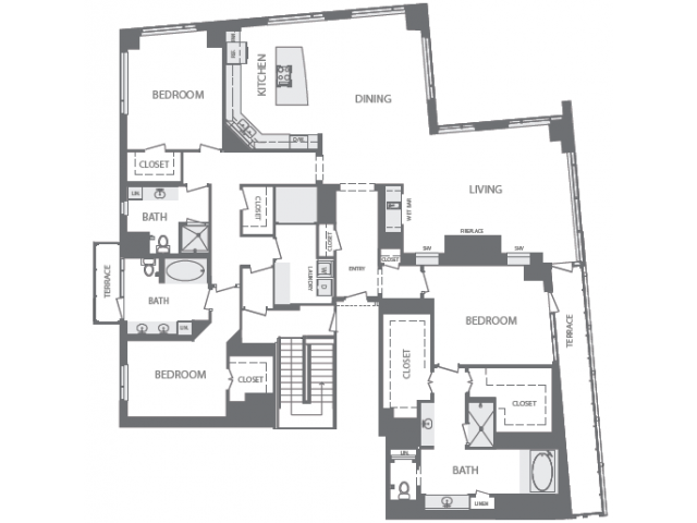 Floorplan - Hanover Post Oak