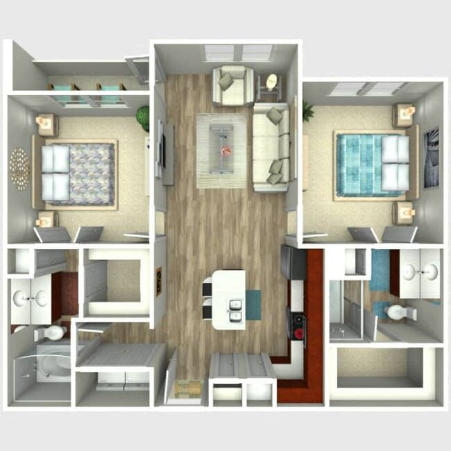 Floorplan - 404 Border Apartments