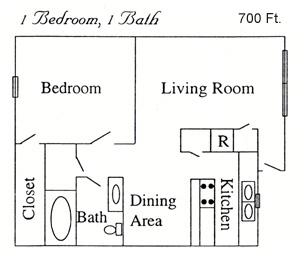 1BR/1BA - Southbrooke Apartments