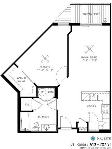 Floorplan - Paramount & Majestic at Spectrum Town Center