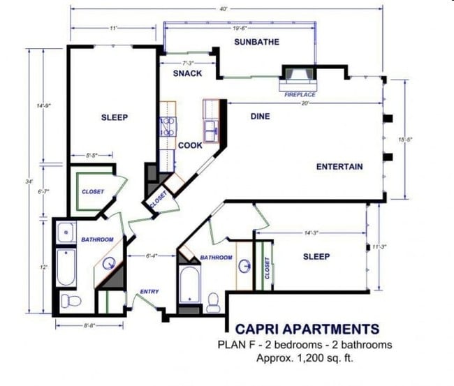 Plan - F - Riviera Collection