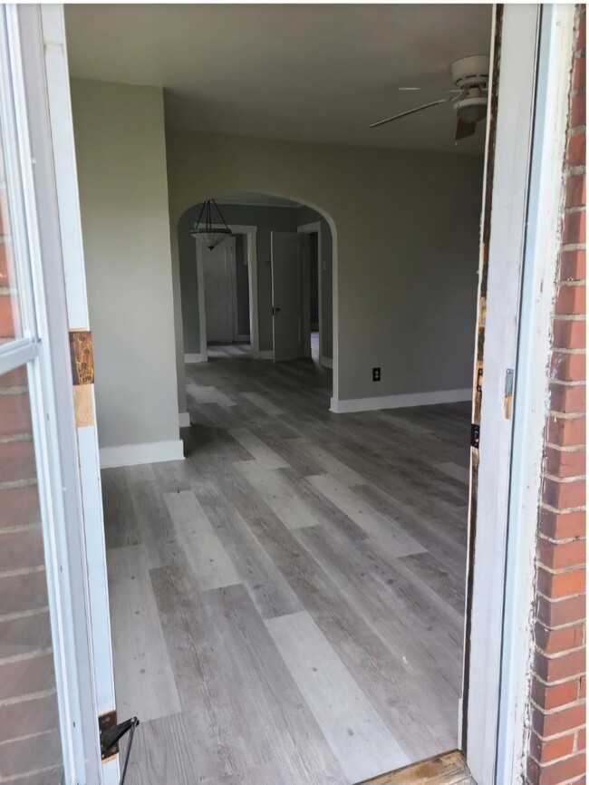 View from front door to living room and dining room - 2115 Lloyd Ave