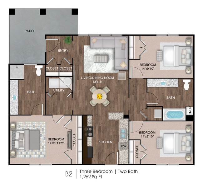 FP_B2_RollingHills copy.jpg - Rolling Hills Townhomes