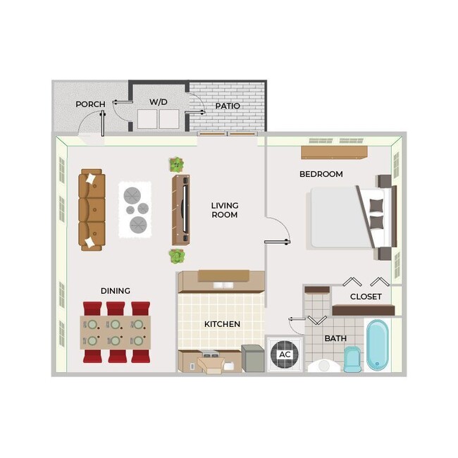 Floorplan - Abode Apartment Homes