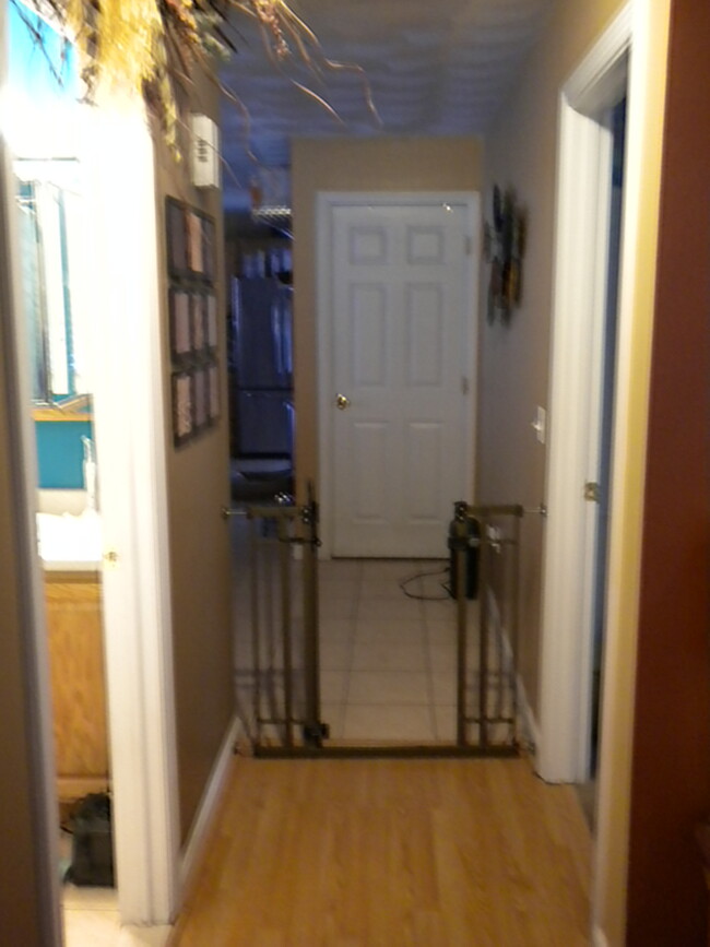 hallway view from living room into kitchen - 101 Allston Street