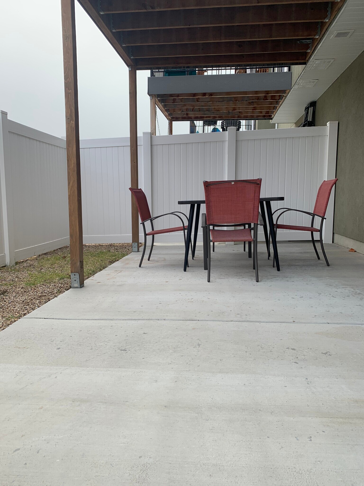 Back patio - 14937 S Messi St