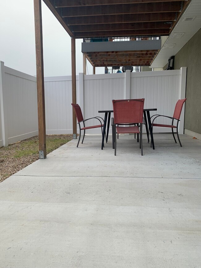 Back patio - 14937 S Messi St