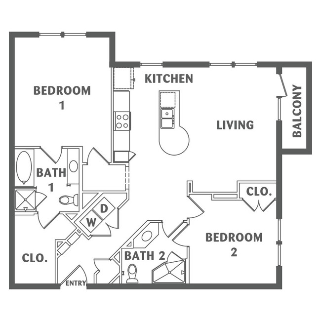 Floorplan - Southtown Flats