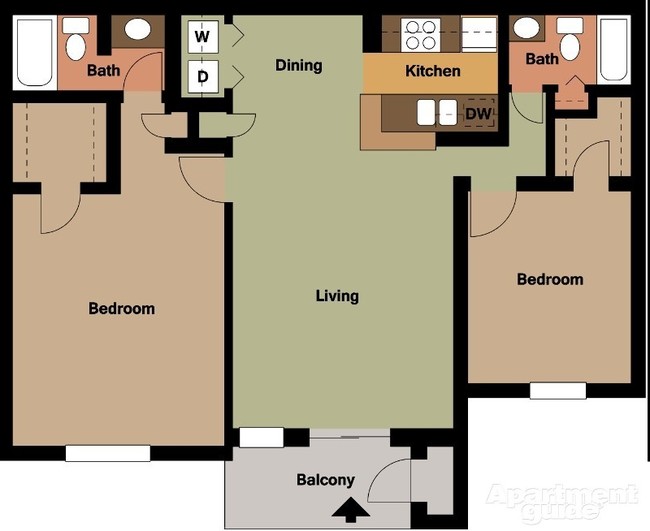 2BR/2BA - Tierra Del Sol