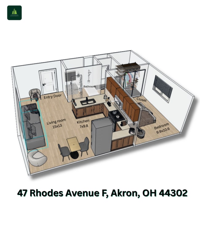 Building Photo - Simple and comfortable 1 Bedroom 1 Bathroom at Rhodes Avenue!