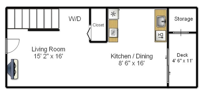 Unit 8 - New Castle Apartments