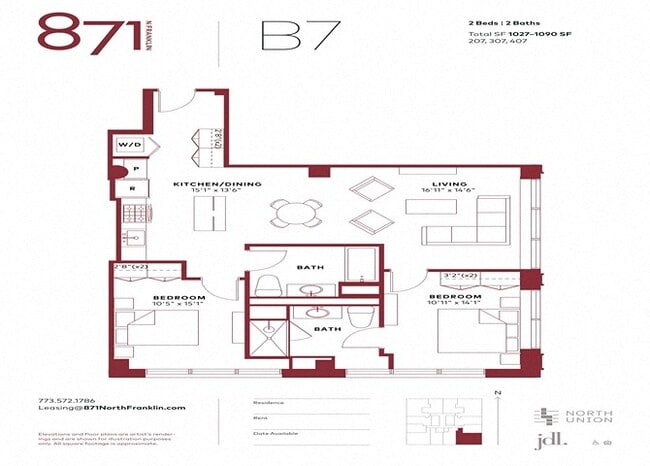 Floorplan - 871 N Franklin