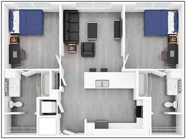 2 Bedroom - Park Place Denton