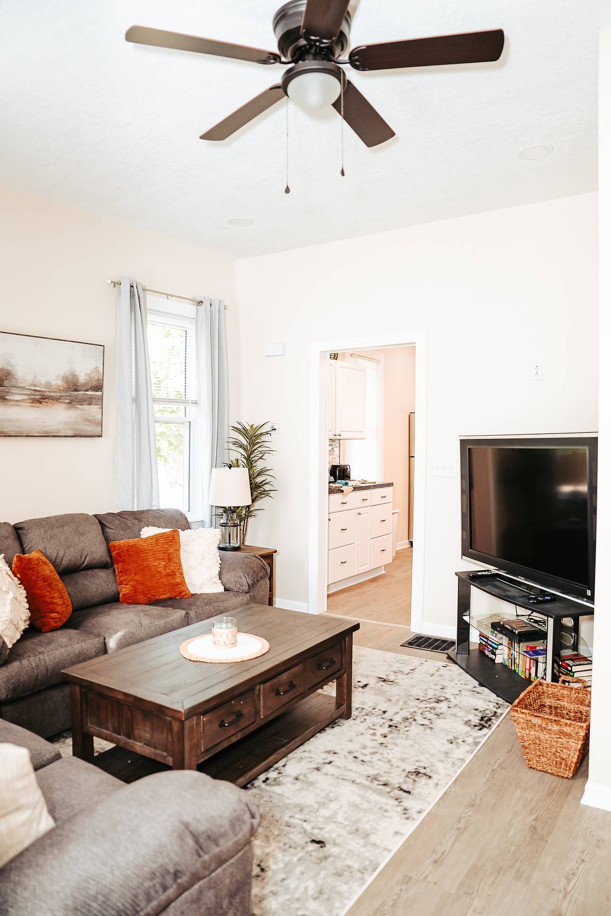 movies, books, board games supplied. 65 inch roku TV, with DVD player - 2229 N 7th St