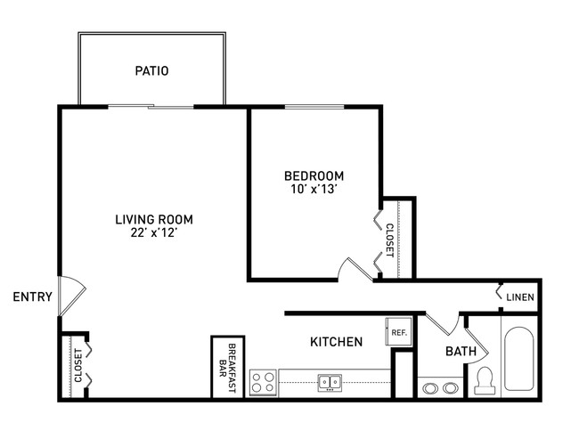 Floorplan - Cedar Village Apartments